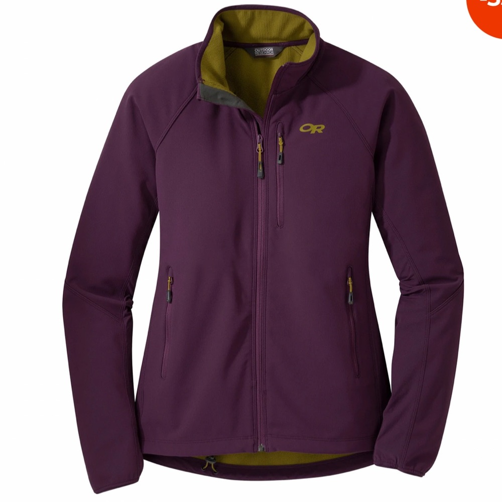Outdoor Research Ferrosi Grid Jacket Purple Base Coat